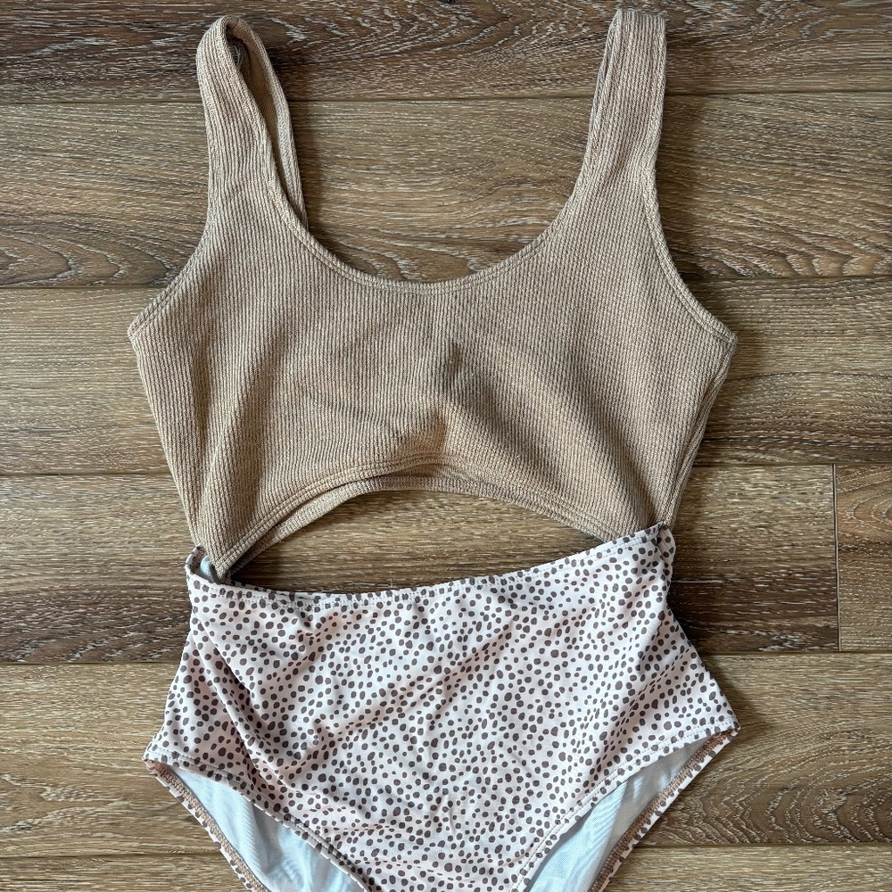 Tan Bathing Suit